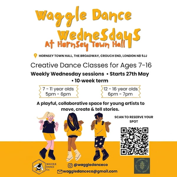 Dance classes in Crouch End Waggle dance Co